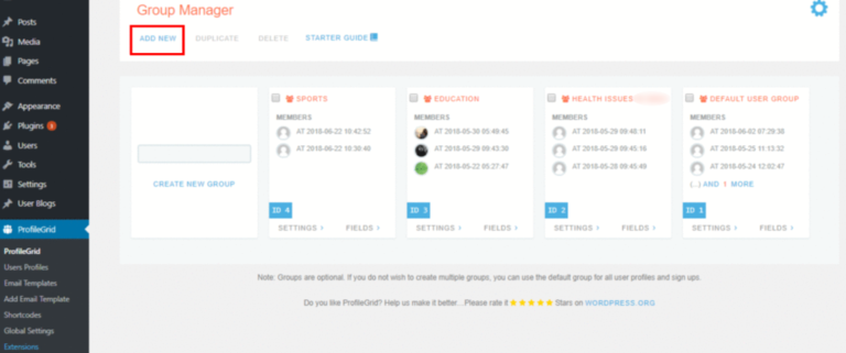 How to Add Additional User Profile Fields to WordPress - ProfileGrid