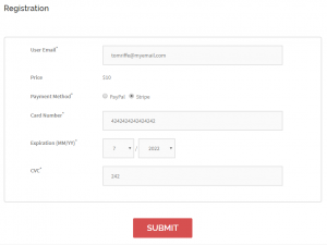 Stripe Group Registration